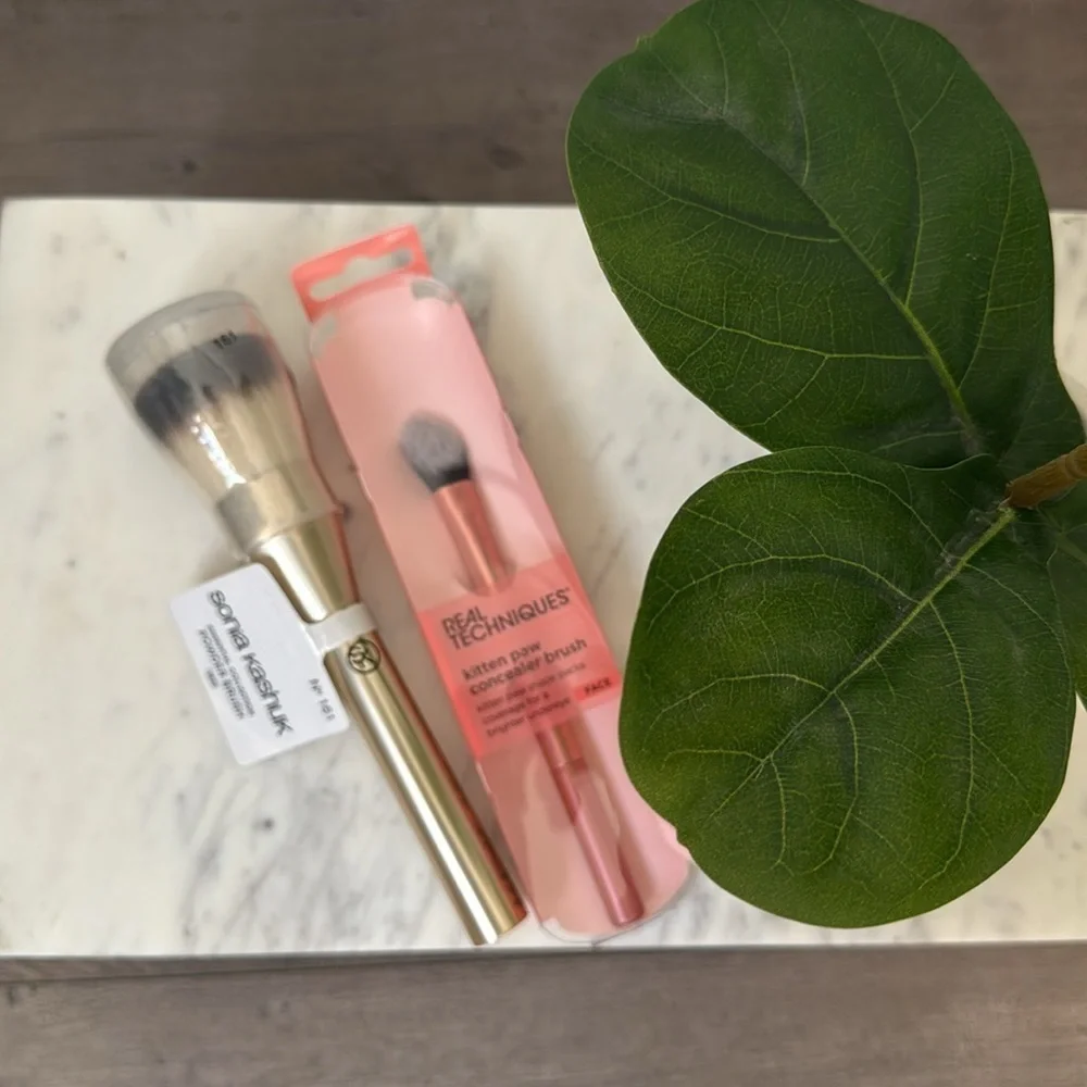 NWOT Makeup Brush Bundle Sonia Kashuk N0 161 Real Techniques 1977